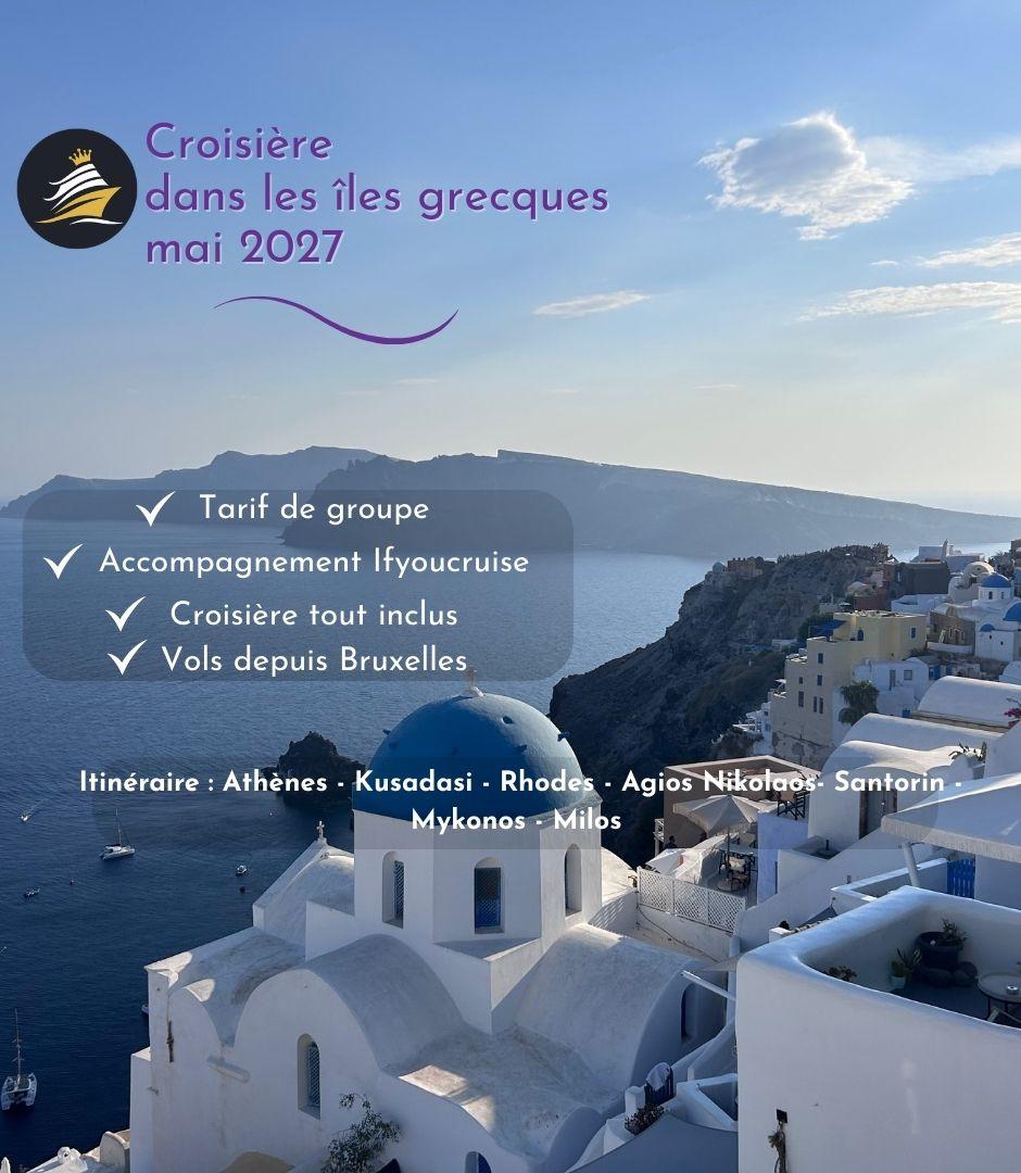 Croisière dans les îles grecques avec vols inclus depuis Bruxelles